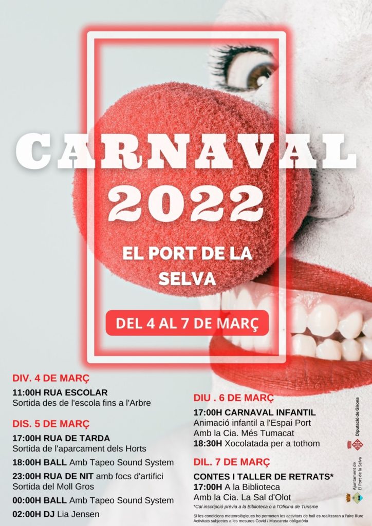 Agenda - Carnaval 2022 - El Port de la Selva - empordaturisme