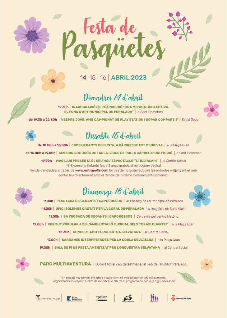 Festa de pasquetes - peralada - empordaturisme