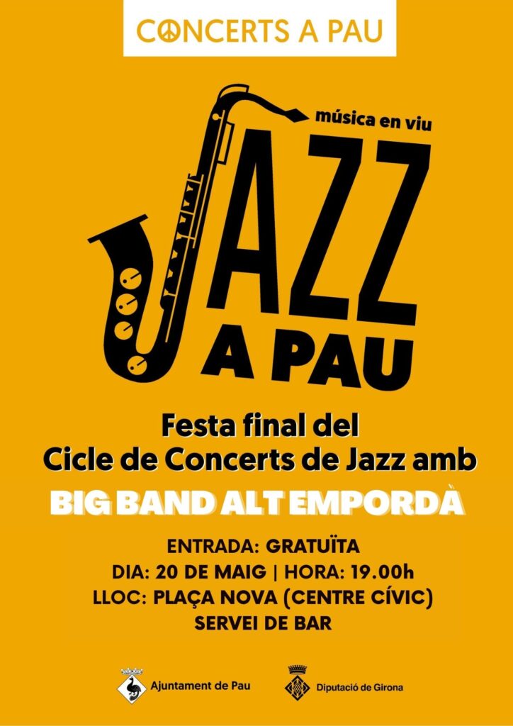 Jazz a Pau - big band alt emporda - empordaturisme