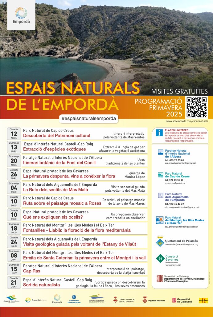 VISITES ESPAIS NATURALS DE L'EMPORDÀ 2025 - PRIMAVERA